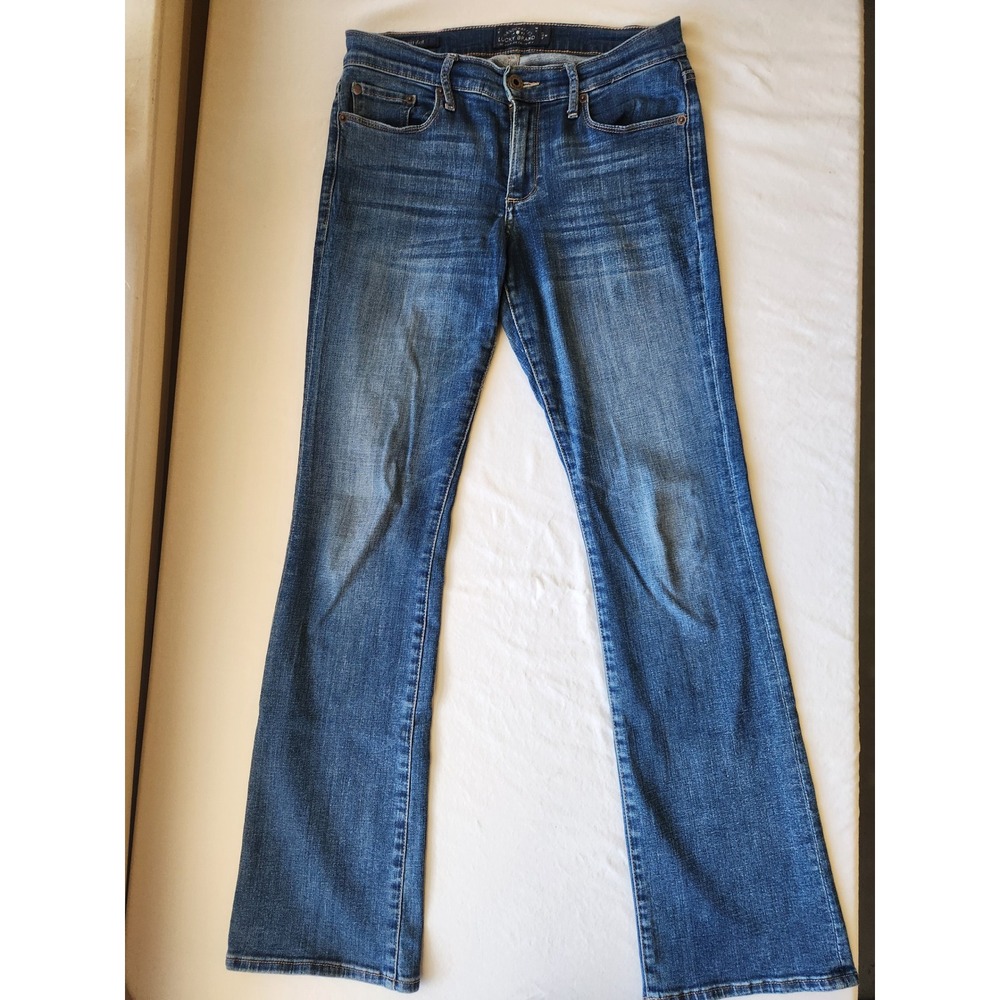 Lucky Brand Sweet Boot Mid Rise Jeans 4/27R Medium Wash Stretch Denim